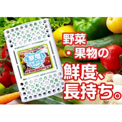 ~冷蔵室・野菜室の野菜・果物の鮮度を保ちます!~ 鮮度たもつくん