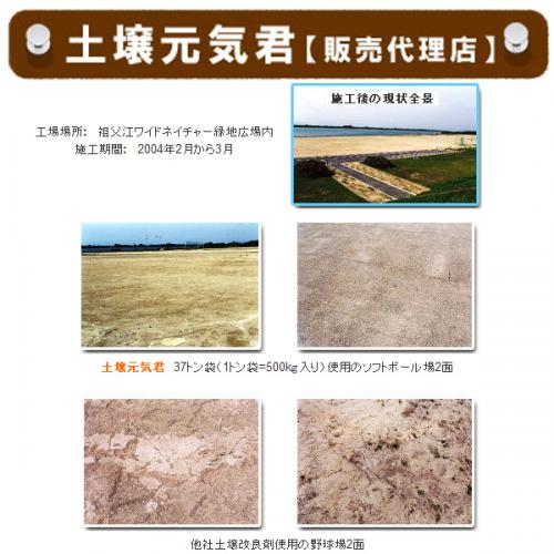 土壌元気君 (ペーパースラッジ灰系)土質安定剤・土壌改良固化剤