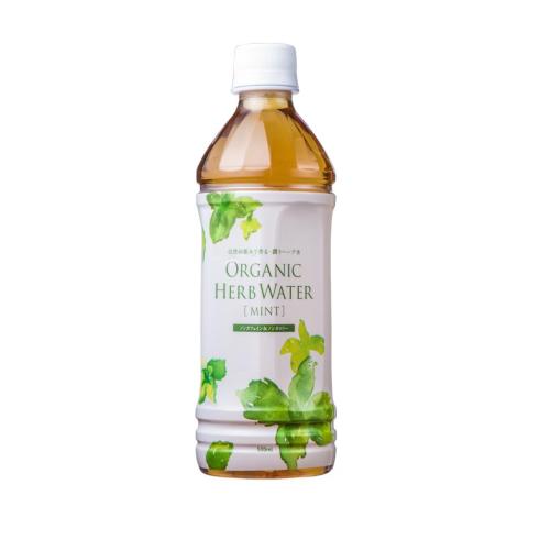 【イタリア産有機茶葉使用】　オーガニックハーブウォーター　ミント　500ｍｌ