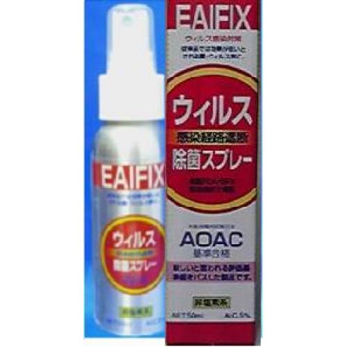 除菌、ウイルススプレー50ml　もらってうれしいサイズ(ノベルティに最適)