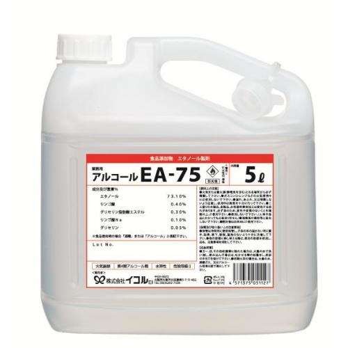 ノロウイルス予防も対応！衛生に必要な条件をそろえたアルコール製剤「EA-75」