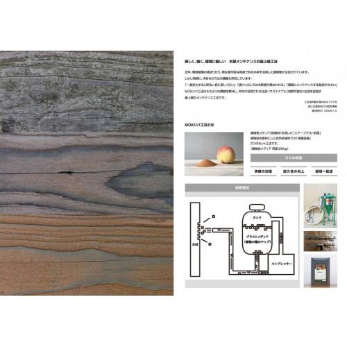 「木材をリバイバル（蘇らせる）」MOKリバ工法