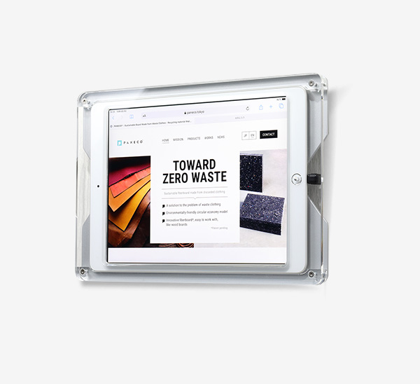 会議室予約システムに最適・iPad壁掛け【 T7 】iPadの壁掛け＆盗難防止