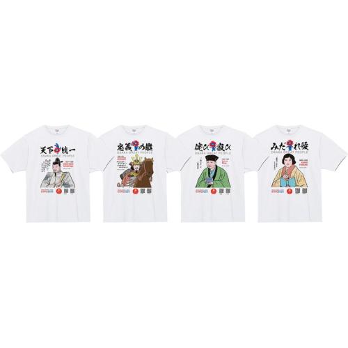 ミャクミャクキャラクター＋大阪偉人音声ガイド付きTシャツQRコード付き）
