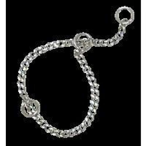 しつけの必須アイテム ピッタリサイズのチョークチェイン、チェインカラー