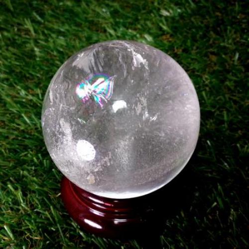 ヒマラヤ天然石　水晶丸玉　高価