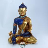 インテリア観音様仏陀（金プレート銅とらぴスのコラボ）