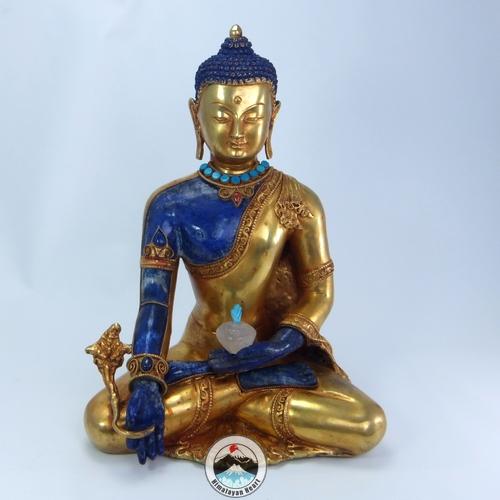 インテリア観音様仏陀（金プレート銅とらぴスのコラボ）