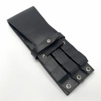 Adjustable pencase for 3 pens Leather