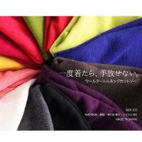大人の最高級ウールカットソー