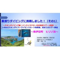 8分ー素潜りダイビングを始めました12 ~スキンダイビング編(プール練習10日目