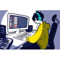 自宅で音楽レッスン！楽曲を作ってSNSアップロードしたり、お友達に自慢しよう！