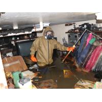 床下浸水の消毒・乾燥復旧