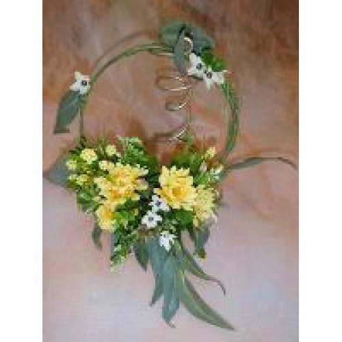 春待ちリース(アーティシャルフラワー）