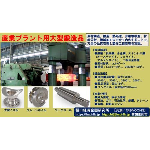 【超大型鍛造品】三次元形状の表面研磨仕上げまで図面通りに仕上げます