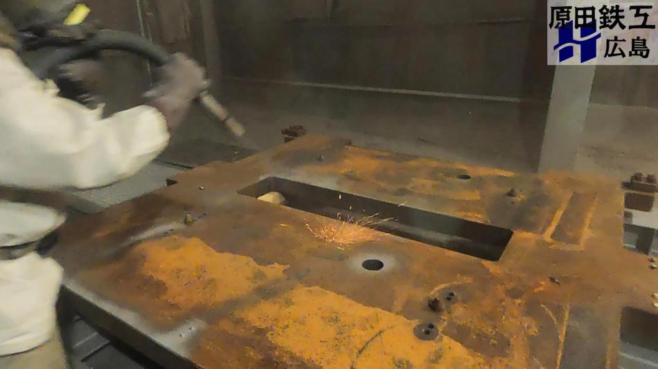 中国地方最大級の素地調整・下地処理専用｜ブラスト設備