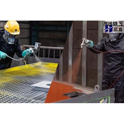 完全屋内の大型塗装工場