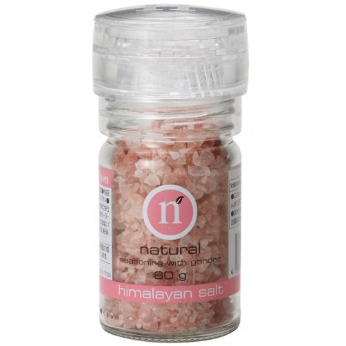 粗粒ピンク岩塩 ミル付(S)60g