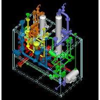 ユニット化、プレハブ化でコストダウンが可能（3DCADによるプラント配管設計）