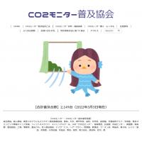 「CO2モニター普及協会」（二酸化炭素濃度計測器　CO2センサー）