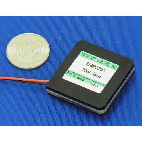 接液部が交換可能!カートリッジ式ピエゾポンプ SDMP320C 【開発中】