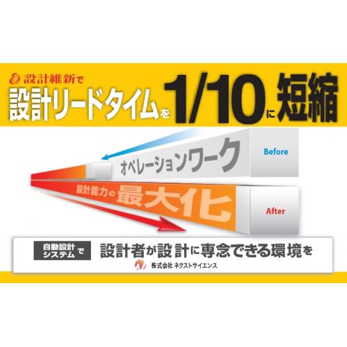 プログラムレス自動設計システム｢設計維新｣！