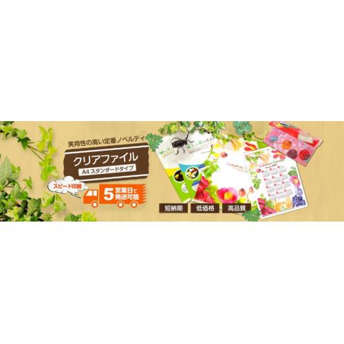 定番商品クリアファイルのご紹介！