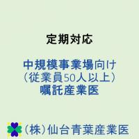 従業員50人以上の事業場向け　嘱託産業医サービス