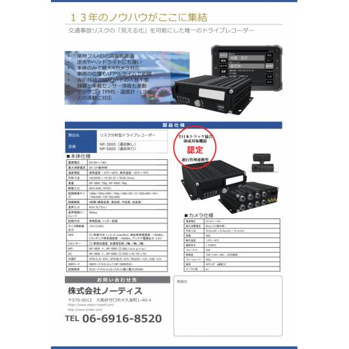 リスク分析型ドライブレコーダー