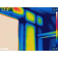 赤外線カメラによる非破壊の断熱材調査