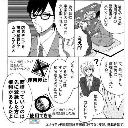 漫画で商標制度を紹介