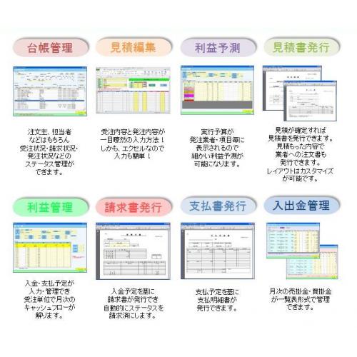 中小企業さま向け工事管理システム 『 台帳くん 』