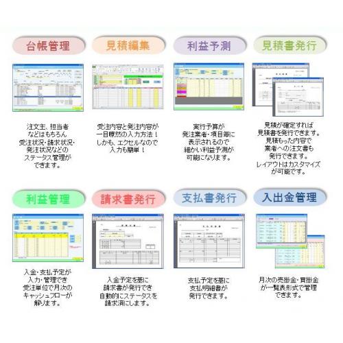 中小企業さま向け工事管理システム　『 台帳くん 』