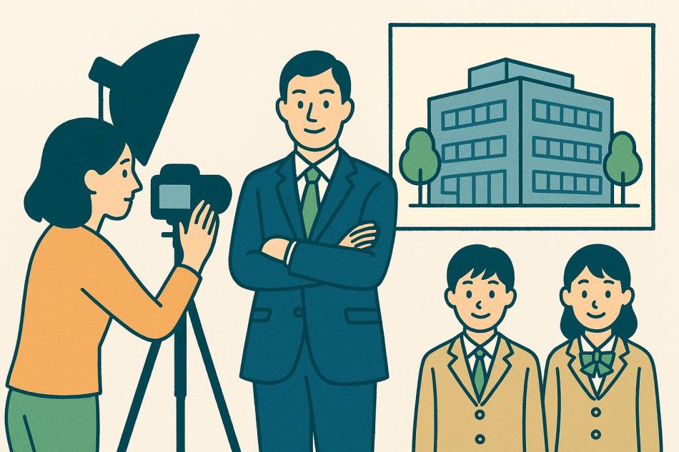 企業・学校法人パンフレット撮影