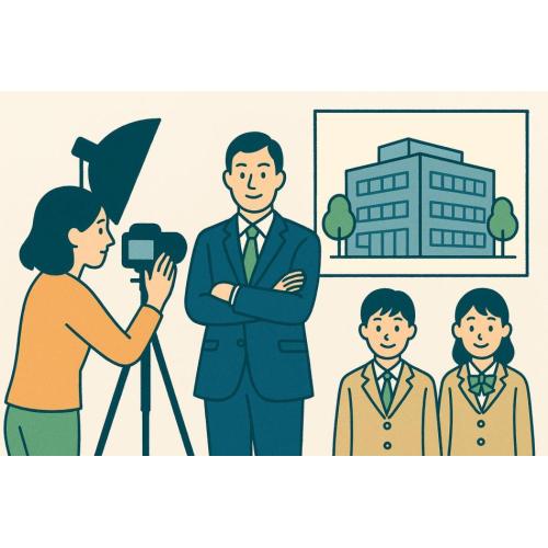 企業・学校法人パンフレット撮影