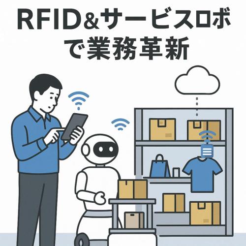 RFID&サービスロボットで業務革新を実現
