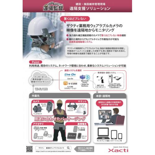 遠隔作業支援ソリューション「遠場監督」