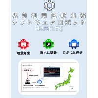 緊急地震速報連携ソフトウェアロボット「地震ロボ」