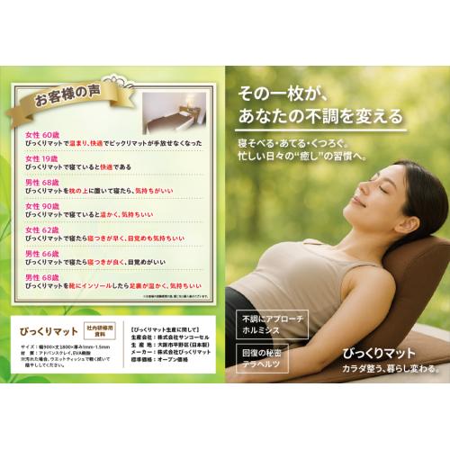 寝るだけ、座るだけ、当てるだけで、健康を目指しましょう