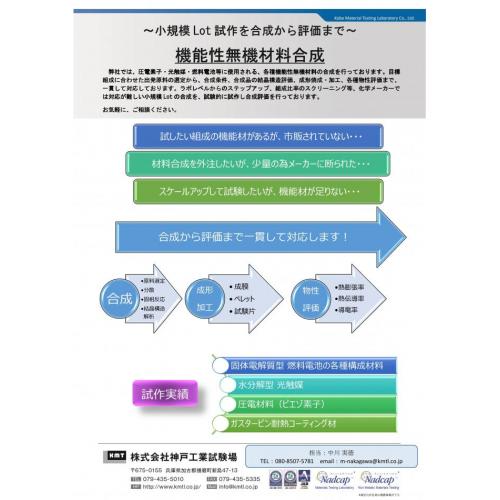 機能性無機材料の合成