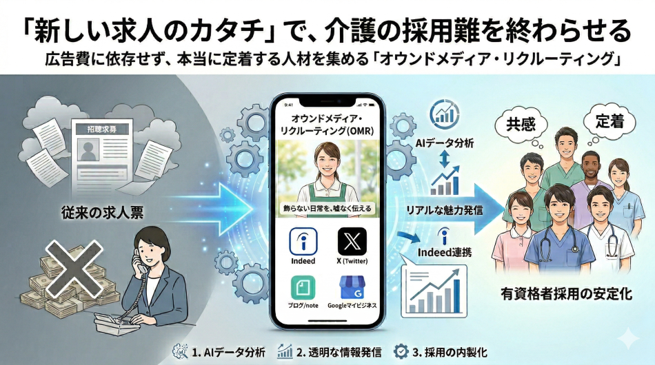 広告費依存から脱却！AIと自社発信で築く「ずっと求人に困らない」採用の仕組み
