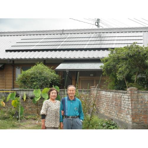 大分県臼杵市在住　安東様　8.48ＫＷ太陽光発電システム施工実績