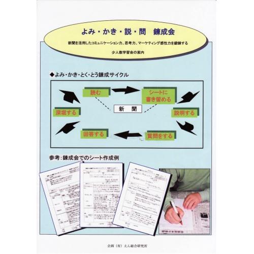 好評 ! ! ”よみ・かき・説・問 錬成会”の紹介
