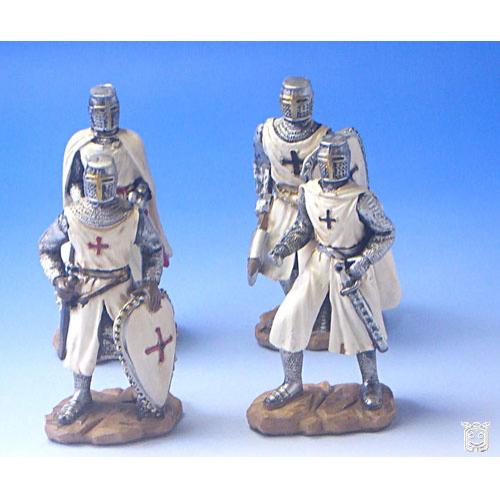 【西洋騎士フィギュア】4人の選ばれし十字軍の騎士たち