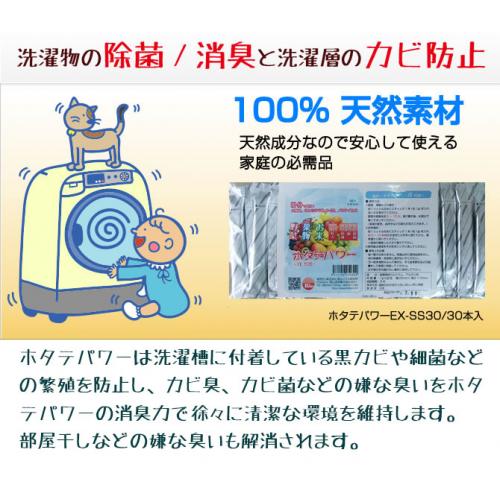 洗濯物の除菌/消臭と洗濯層のカビ防止剤 「スティック30本入り」