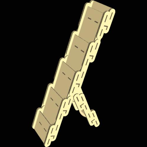 段ボール製 パンフレット立て