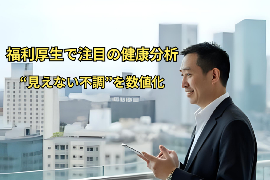 法人向け【メタトロン健康分析】福利厚生で注目