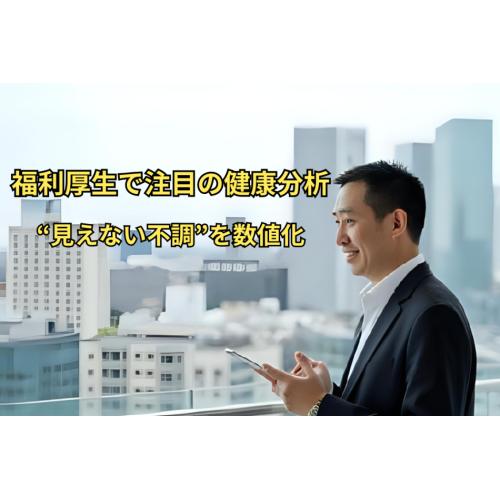 法人向け【メタトロン健康分析】福利厚生で注目