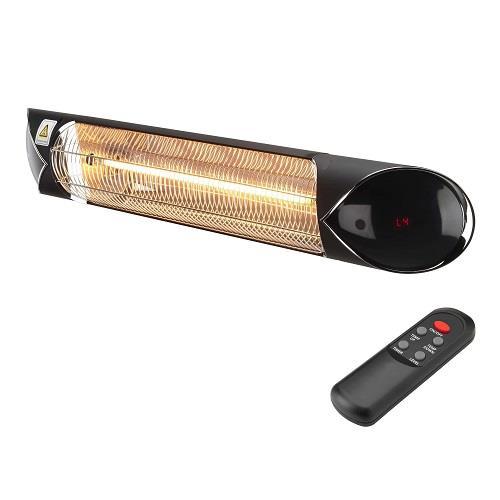 屋外100Vで使える工事不要の電気暖房機（壁・天井設置モデル）