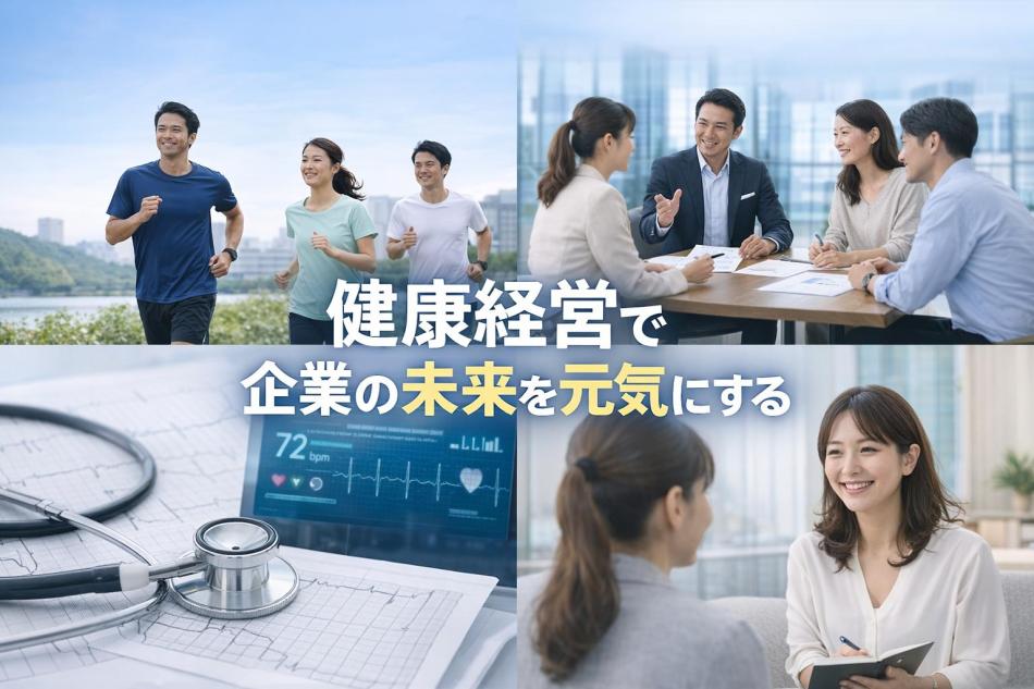 健康経営のこと、お気軽にご相談ください！ー専門家が一緒にサポートしますー